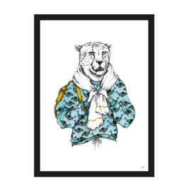 Art print "Cheetah" incl. lijst