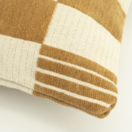 Kussen Twist - mustard
