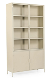 Odin vitrinekast taupe 120x220cm