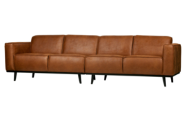 Bank 4-zits Statement 280 cm eco leer cognac