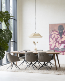 Eettafel Elijah bruin 260x100cm