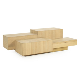 Salontafel Quinten Rechthoekig - Naturel