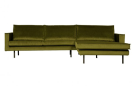 Loungebank Rodeo rechts velvet olive