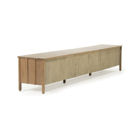 Tv meubel Jake 6drs. - Bruin