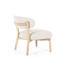 Fauteuil Mikky naturel - taupe Moon