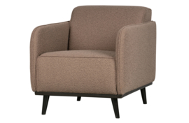 Fauteuil Statement met arml. Bouclé Nougat