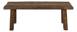 Bankje , rustiek oud hout 120 cm