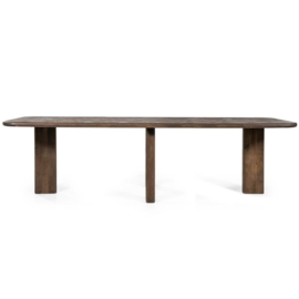 Eettafel Fynn 280x100x75 - bruin