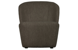 Fauteuil Lofty bouclé bruin