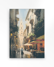 Wandkleed "Barcelona"