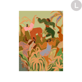 Wandkleed "Spring frolic"