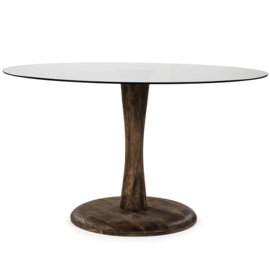 Eettafel Boogie 130cm - Bruin