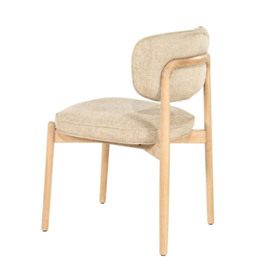 Stoel Rune naturel - taupe  Serene