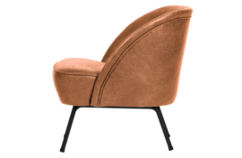 Fauteuil Vogue cognac leder