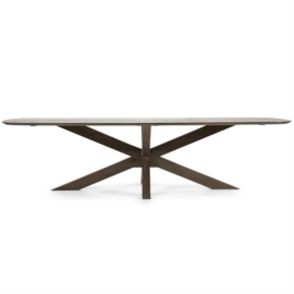 Eettafel Nikki-bruin 280x100