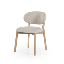 Eetkamerstoel Mikky naturel - taupe Moon
