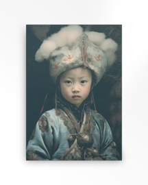 Wandkleed "Traditional Child 2 "