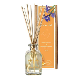 Les Lumieres du Temps - Huisparfum Duo  Honing  Iris - Zoete  Bloemengeur 100 ml.