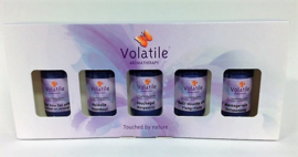 Volatile - Cadeauset  Divers   Aloe Vera  Massageolie   Douchegel  Mini 5 x 30 ml.