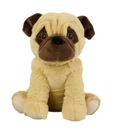 Warmies warmteknuffel Hond Mops Beige (magnetronknuffel)