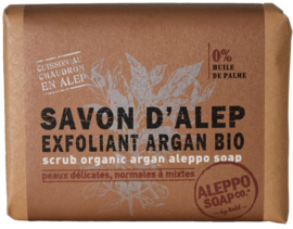 Aleppo Soap Co. - Biologische Zeep - Exfoliant  Argan en Scrub - 100 gram.