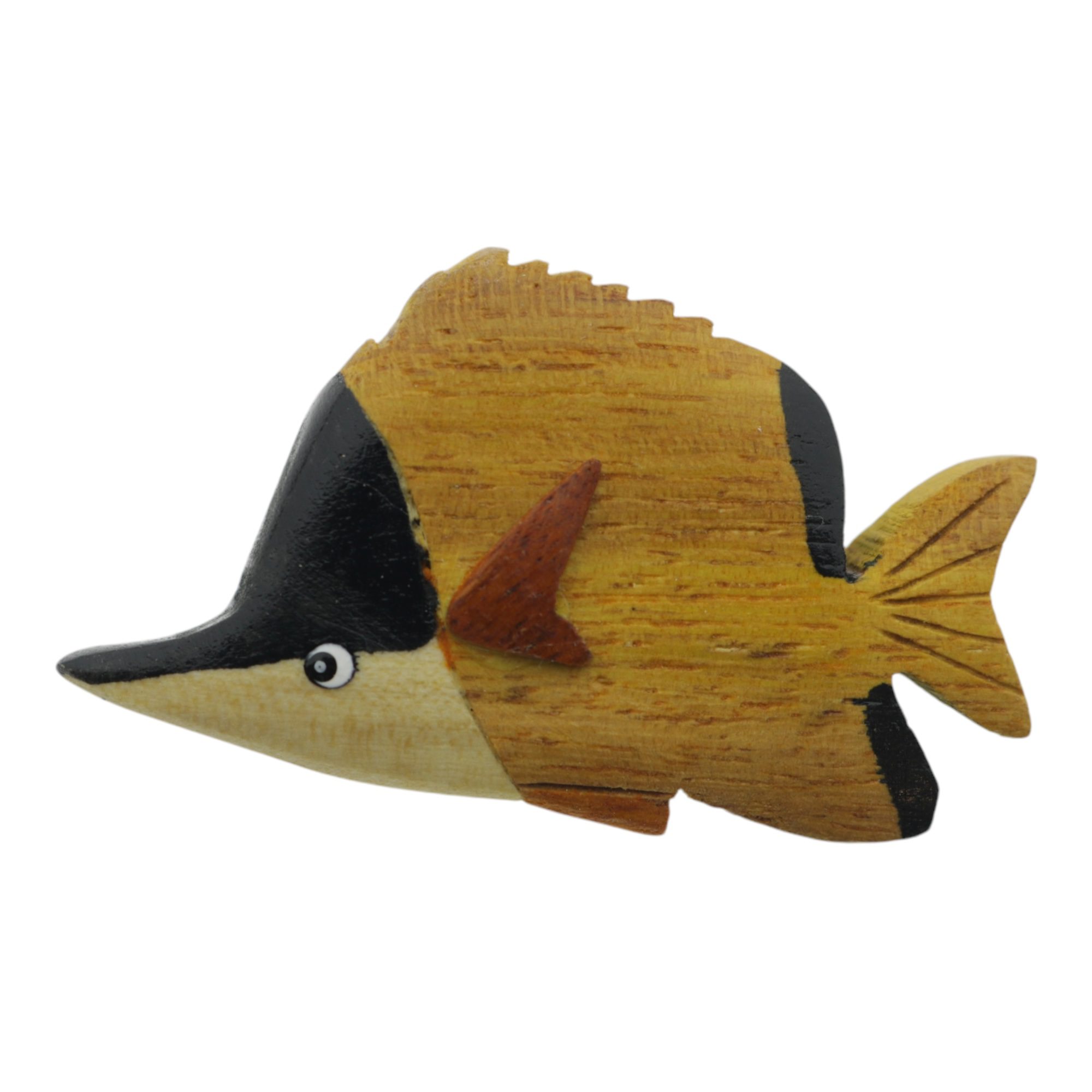 Houten Mini Vissen 4 cm assorti Cadeau Idee