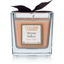 Collines de Provence - Geurkaars Vétiver & Vanille  200 gram.