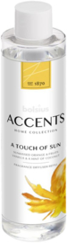 Bolsius Accents - Navulling - A Touch Of Sun - Huisparfum - Sinaasappel - Geur - 200 ml.