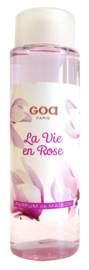 GOA  Intemporels - Navulling Huisparfum  La Vie en Rose geur - Inclusief Geurstokjes - 250 ml.