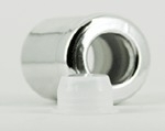 Sierdop - Zilver - Hoog - Speciale - Afsluitplug  voor diffuser  glazen flesje per stuk.