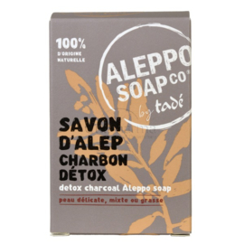Aleppo Soap Co. - Detox Charcoal Zeep - Alle Huidtypes - 150 gram.
