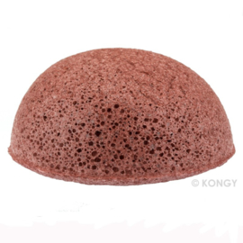 Kongy 100% natuurlijke konjac spons - rode klei
