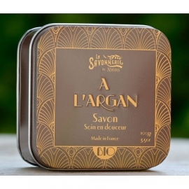 La Savonnerie de Nyons - Arganolie - Zeep - Biologisch - Blik  - 100 gram.