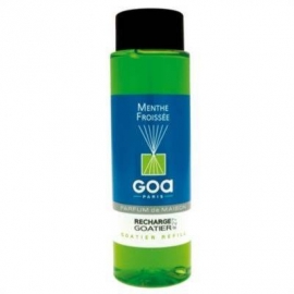 GOA - Navulling - Huisparfum Menthe  Froissée Frisse Munt Geur - Inclusief Geurstokjes- 250 ml.