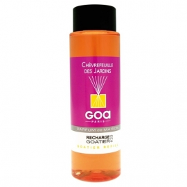 GOA - Navulling Huisparfum - Chèvrefeuille des Jardins  Geur - Inclusief Geurstokjes - 250 ml.