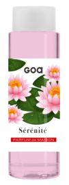 GOA   Intemporels  Navulling Huisparfum Sérénité Bloemen Geur - Inclusief Geurstokjes - 250 ml.