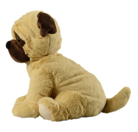 Warmies warmteknuffel Hond Mops Beige (magnetronknuffel)