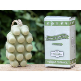 Maitre Savonitto - Massage Zeep  Groene Thee  The Vert - aan Koord - 120 gram.