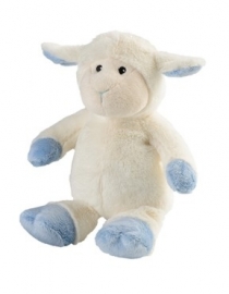 Warmies - Knuffel - Mini - Schaap - Pastel - Blauw - Magnetron - Lavendel