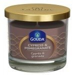 Gouda Geurglas Zandsteen / Cypress & pomegranate 90/100 mm