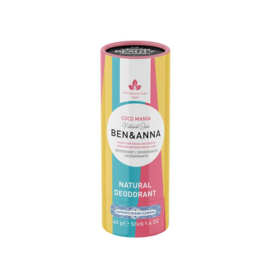 Ben & Anna - Deodorant Coco Mania  Papertube - 100% Natuurlijk - 40 gram.