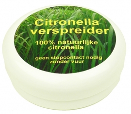 Citronella verspreider - 100% Natuurlijk - Kamperen  Op reis - 50 ml.