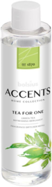 Bolsius Accents - Navulling - Tea For One - Huisparfum - Diffuser - Bergamot - Geur - 200 ml.