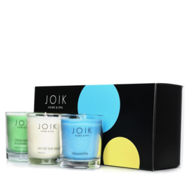 Joik - Geurkaars - Giftset - Lily of the Valley - Primavera - Aardbeien - Rabarber