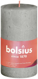 Bolsius - Rustiek Stompkaars Shine 100/50  Foggy Green