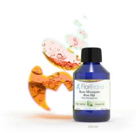 Rozenbottelolie - Plantaardige olie Rosa Rubiginosa. Florihana 50 ml t/m 200 ml.