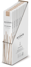 Bolsius - Accents - Geurstokjes - Naturel - 16 stuks - 2 sets van 8 stuks 20 cm.