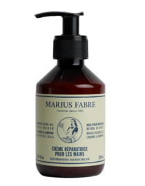 Marius Fabre - Handcreme  met  Pomp  Biologisch - Olijfolie - Karité Boter - 200 ml.