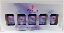 Volatile - Cadeauset  Douchegel  Morgenfris  Ontspanning  Mini - 5 x 30 ml.