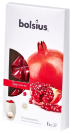 Bolsius - True Scents waxmelts Pomegranate Fruit Geur - 6 stuks